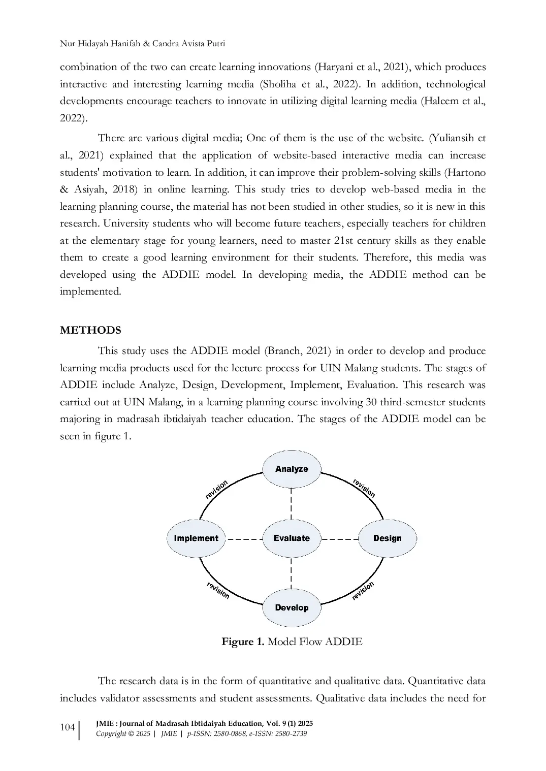JURIS Development of Web Based Learning Planning Course Media for Support College Students Learning Independence