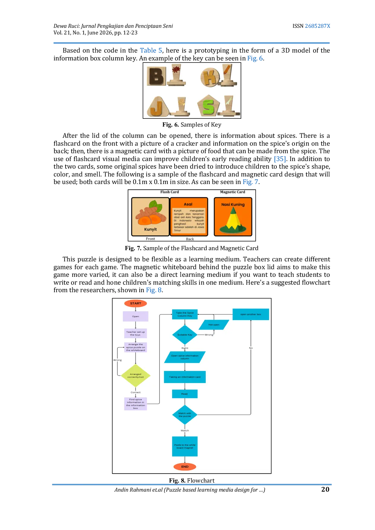 JURIS Puzzle based learning media design for early childhood spice introduction to support cultural education