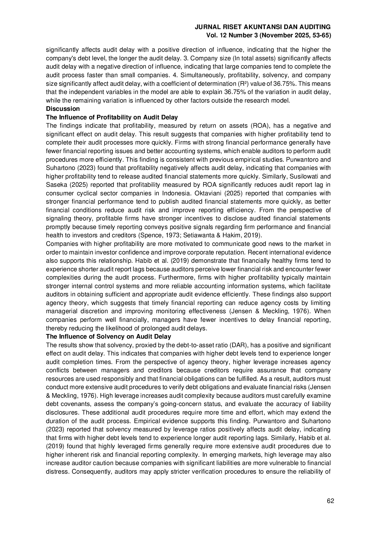 JURIS Audit Delay in Property and Real Estate Companies Evidence from the Pre and Post Pandemic Period