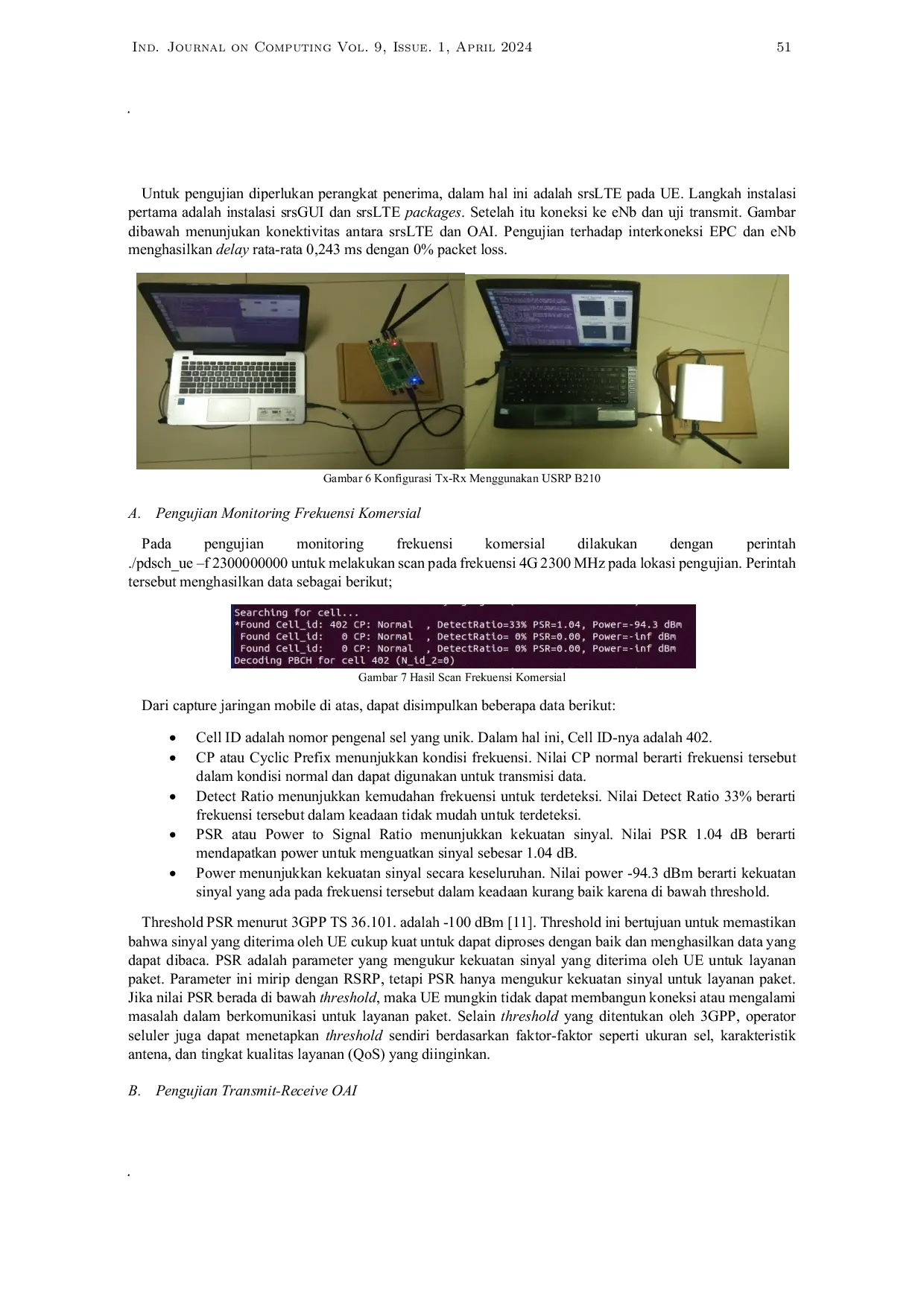 JURIS Simulasi Implementasi Jaringan Mobile Dengan SrsLTE Dan OAI