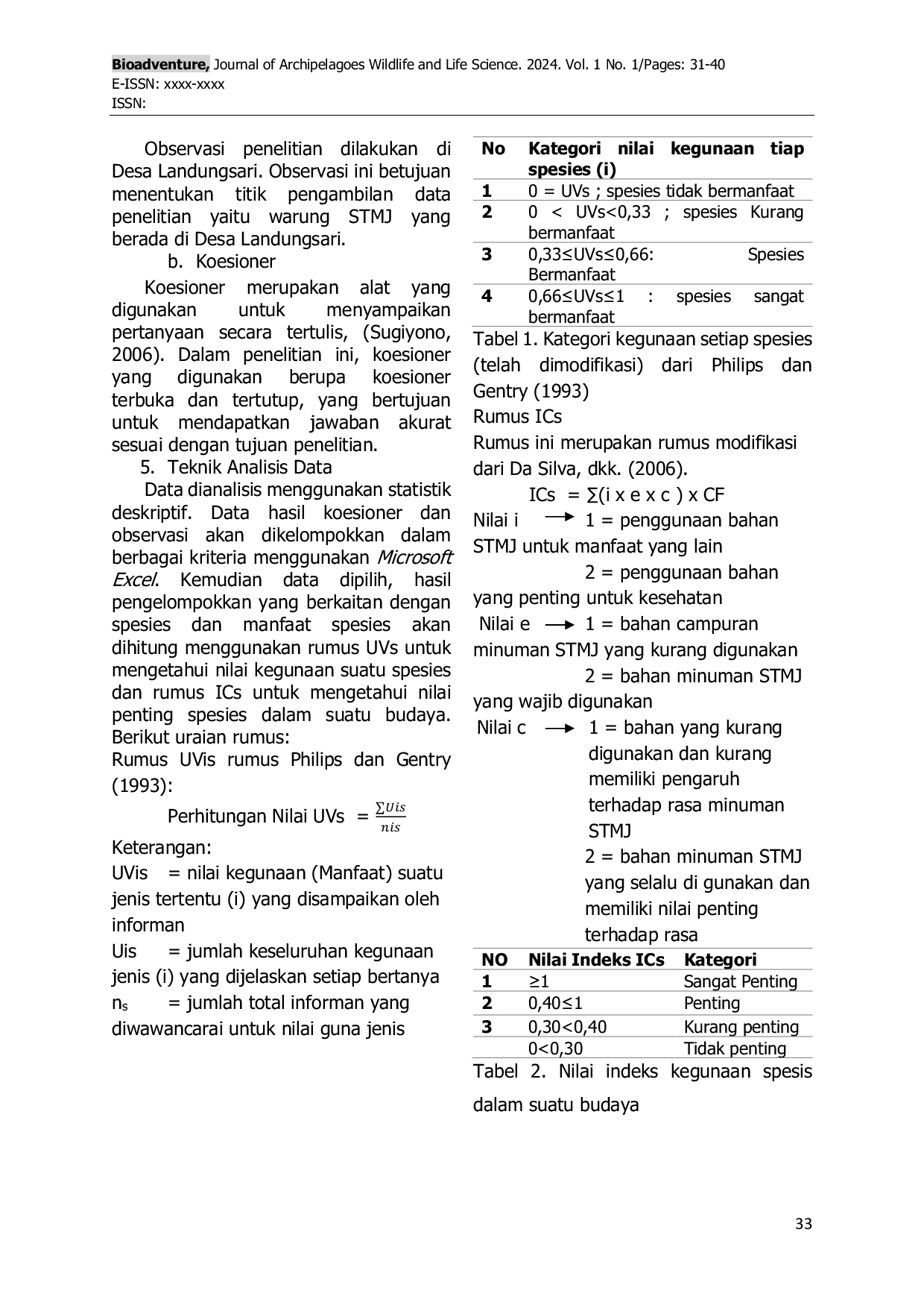 JURIS Kajian Etnobiologi Minuman STMJ di Desa Landungsari Kabupaten Malang