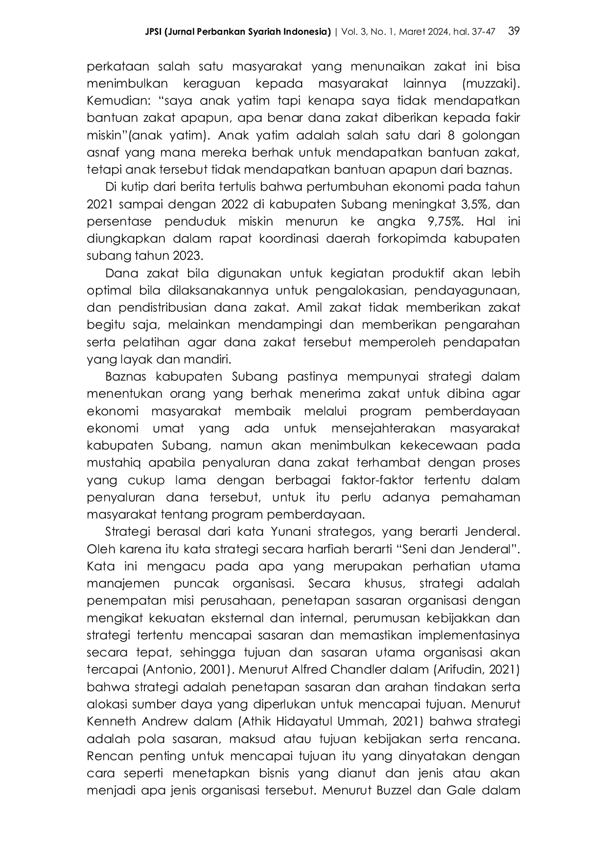 JURIS Strategi Penyaluran Dana Zakat Baznas Melalui Program Pemberdayaan Ekonomi Syariah