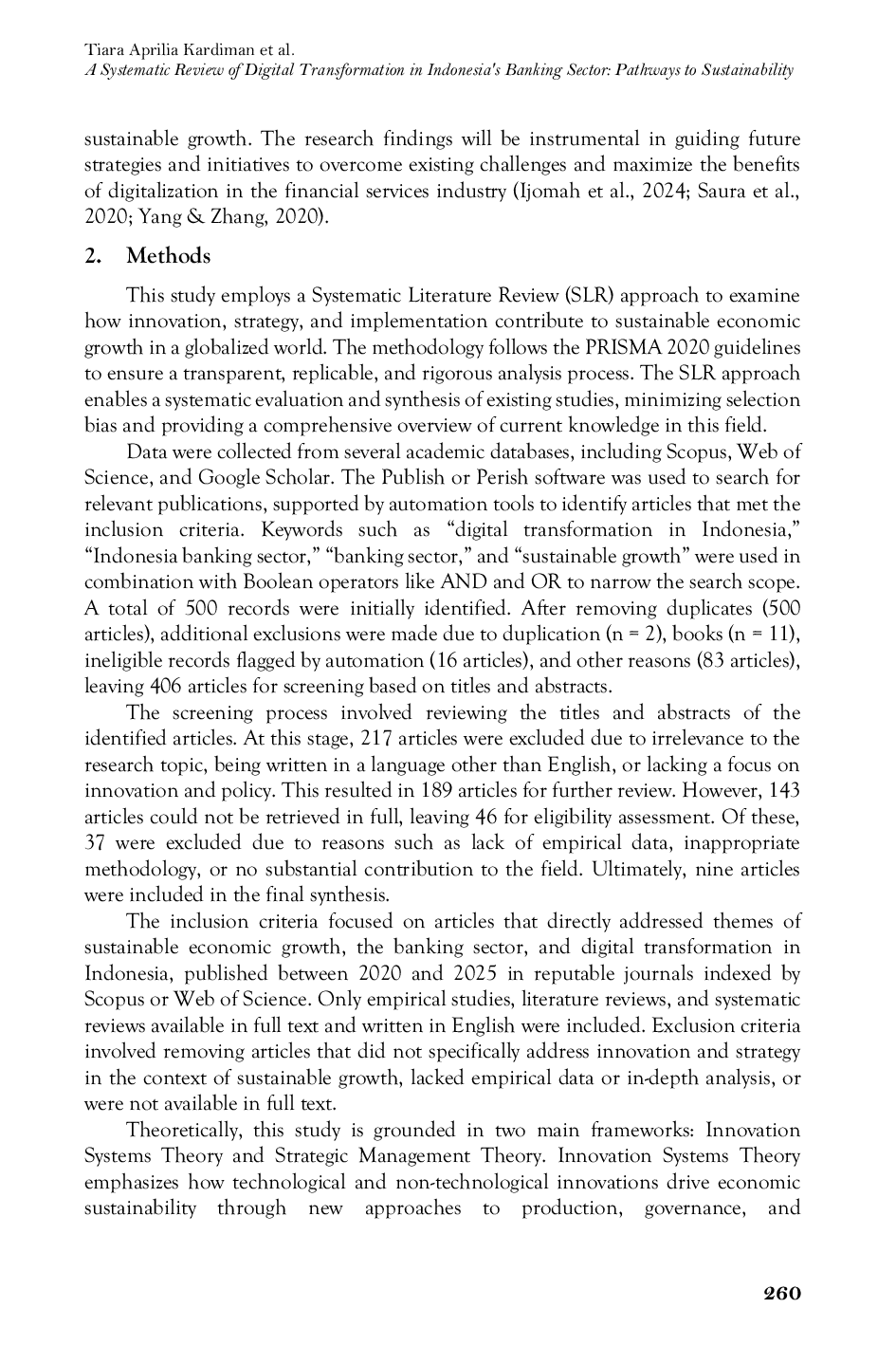 JURIS Digital Transformation Sustainability in Indonesia s Banking Sector A Systematic Review