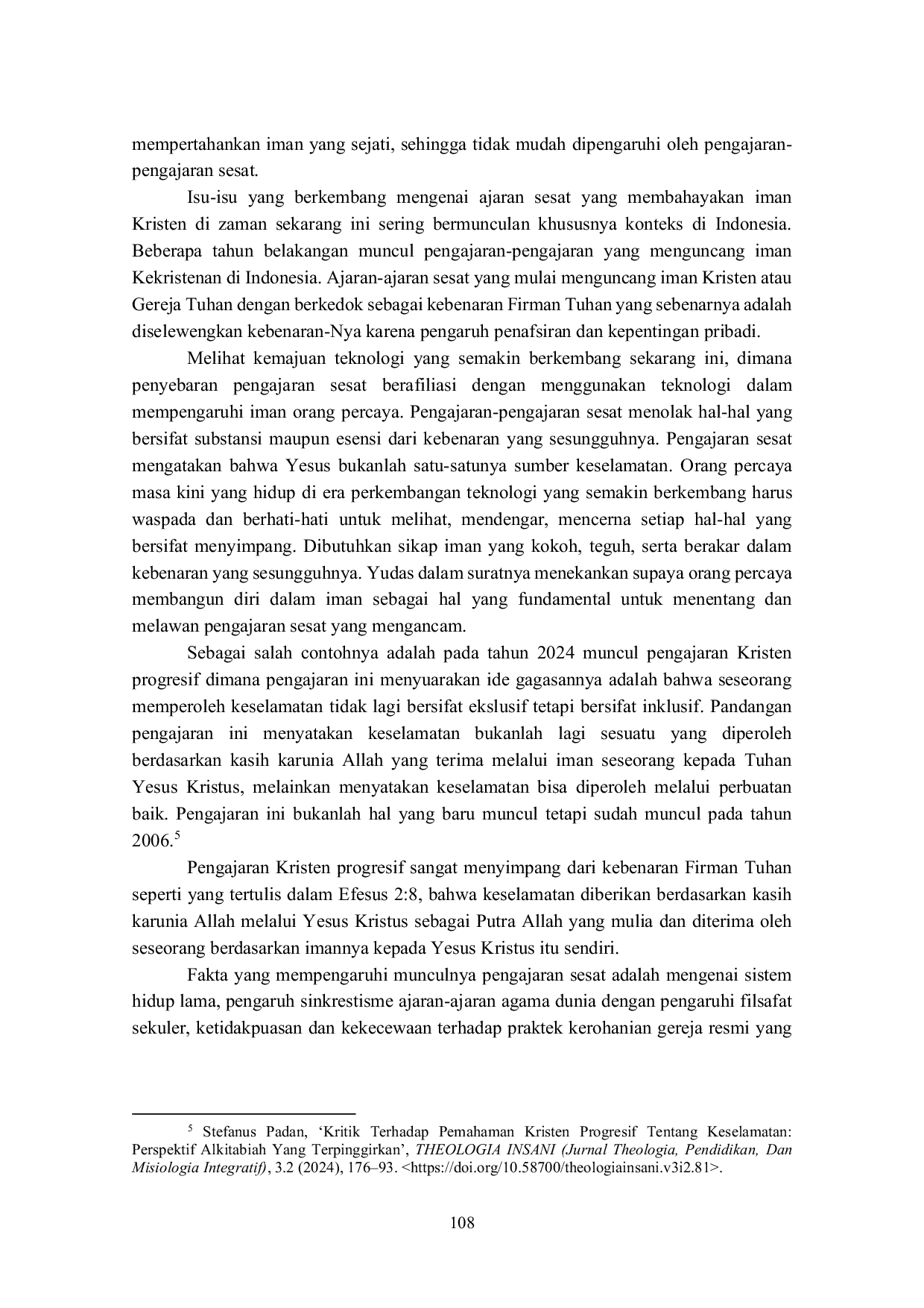 JURIS Eksegetis Yudas 1 20 21 membangun diri dalam iman dan implikasinya terhadap Against Heresies