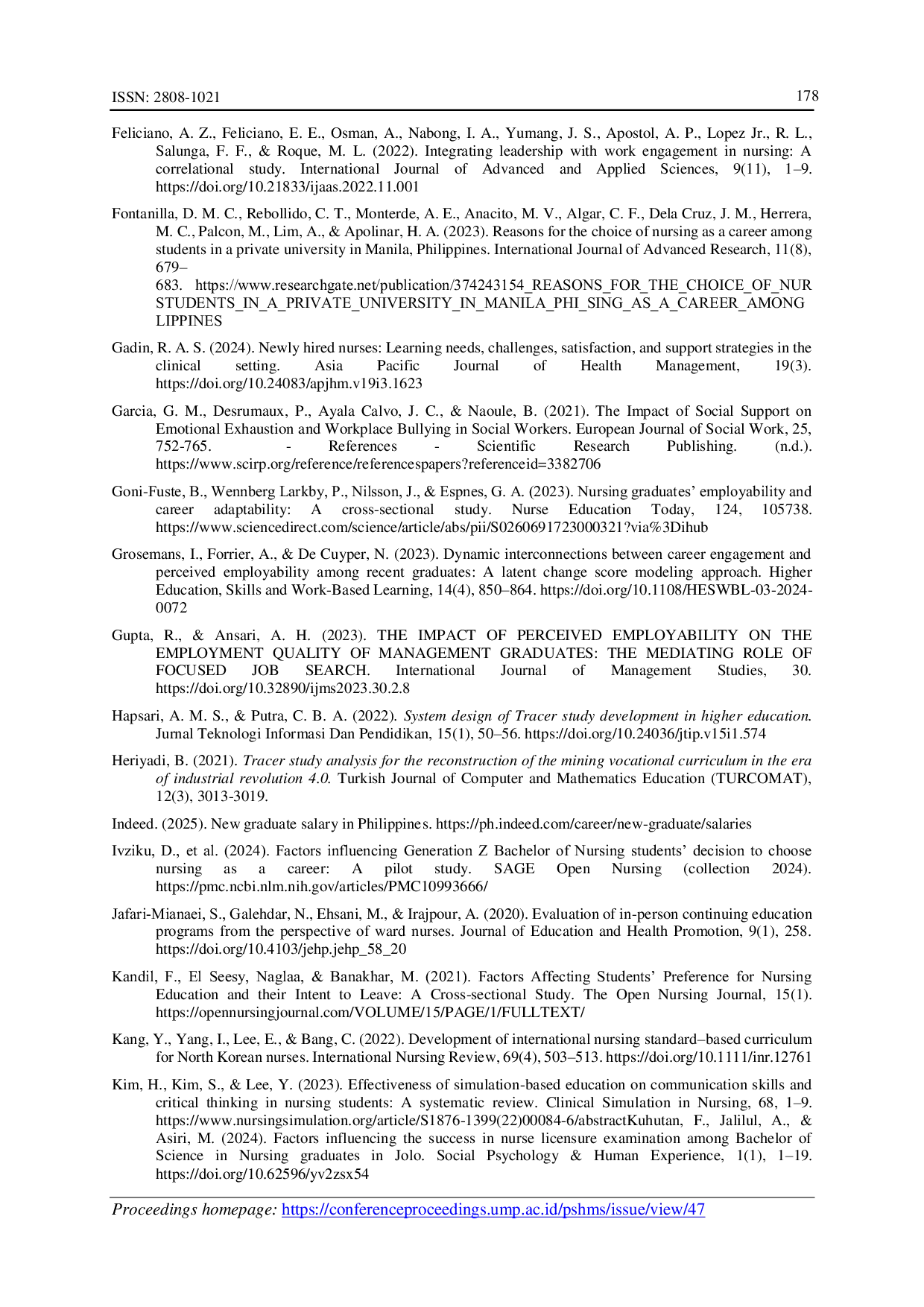 JURIS Graduate Tracer Study on Neust Bachelor of Science in Nursing Academic Year 2022 2023