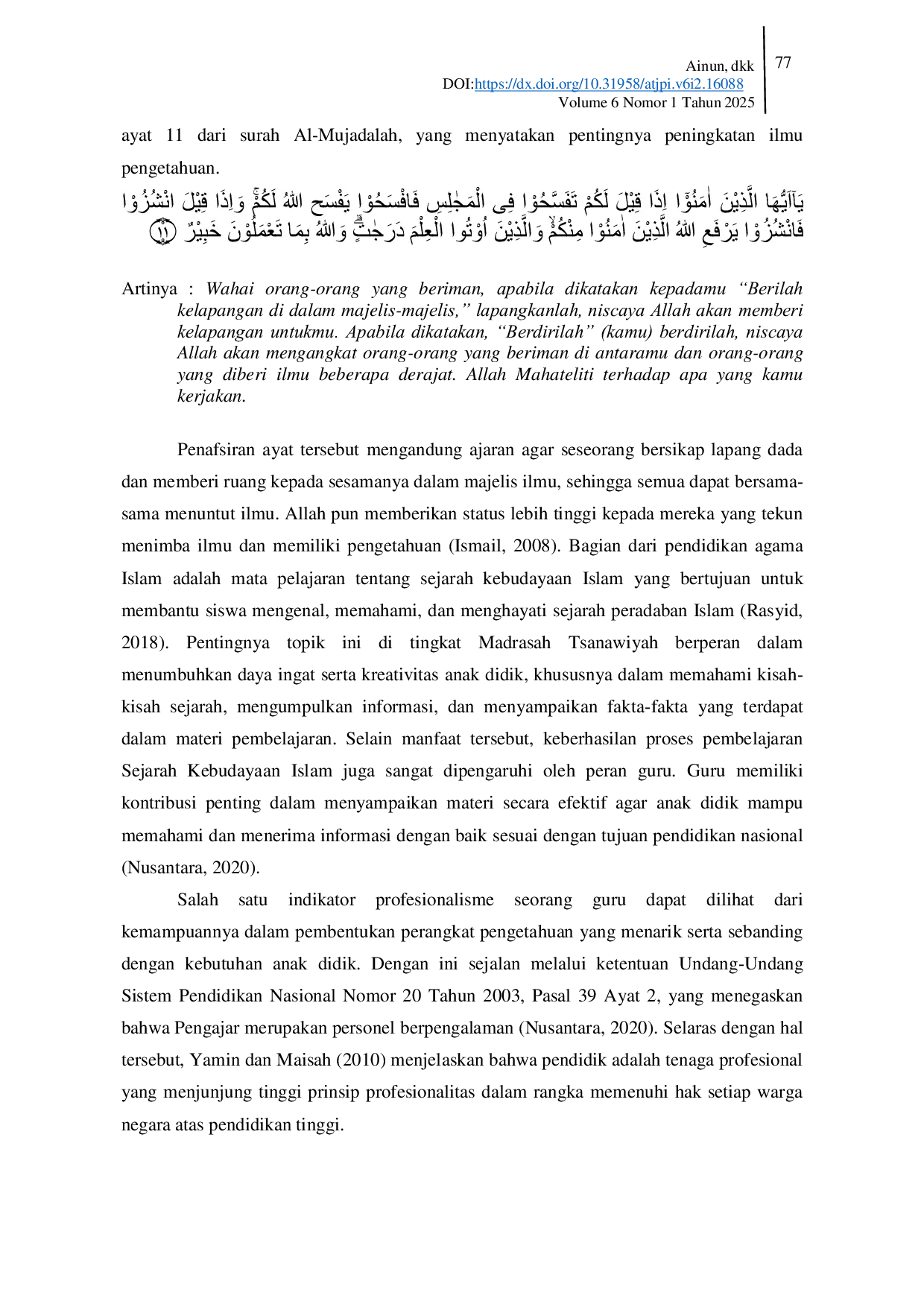 JURIS Pengembangan LKPD Pembelajaran PAI Berbasis Project Based Learning di Kelas VIII MTsS Mardiyah Islamiyah Panyabungan