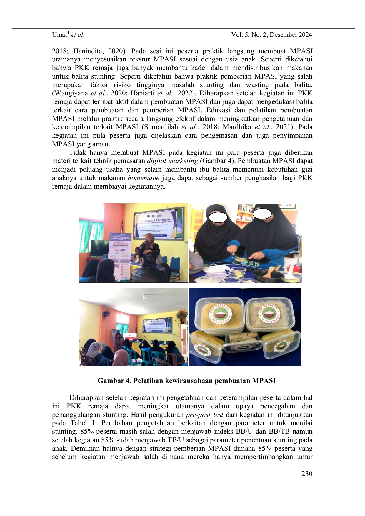 JURIS Optimalisasi Dan Penguatan Pkk Remaja Dalam Upaya Pencegahan Dan Penanggulanan Stunting