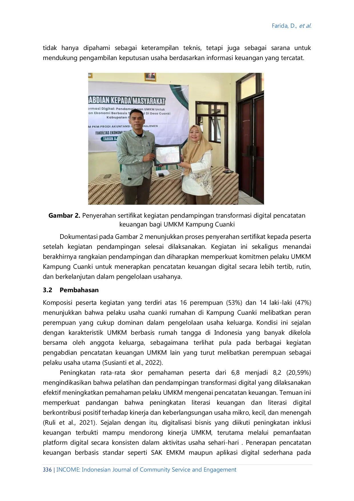 JURIS Pendampingan UMKM Berbasis Transformasi Digital dalam Penguatan Ekonomi di Kampung Cuanki Kabupaten Garut