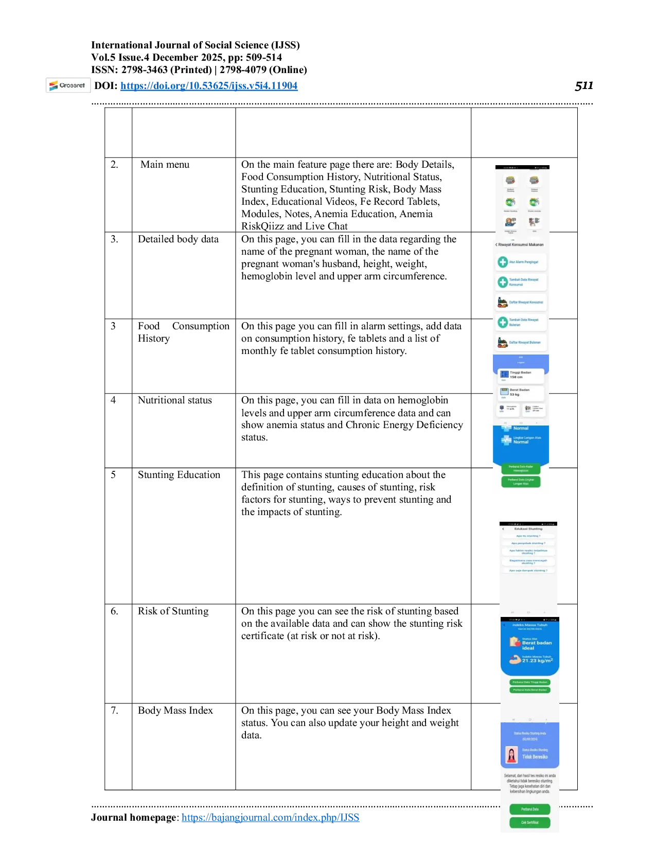 JURIS Design Of The Si Naning Mobile App As A Digital Intervention For Anemia And Stunting Prevention