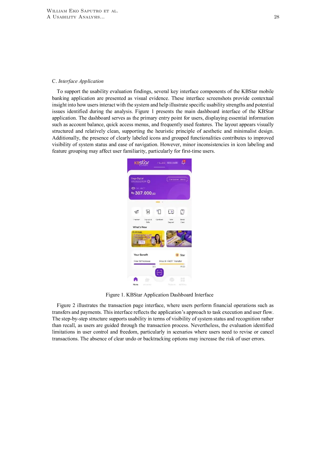 JURIS Usability Analysis of the KBStar Mobile Banking Application Based on User Interface Aspects A Heuristic Evaluation Approach