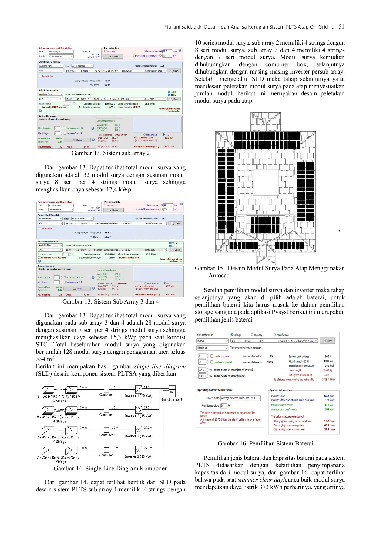 JURIS Desain Dan Analisa Kerugian Sistem PLTS Atap On Grid Menggunakan Software PVSyst Di Gedung Dinas Lingkungan Hidup Kabupaten Malinau
