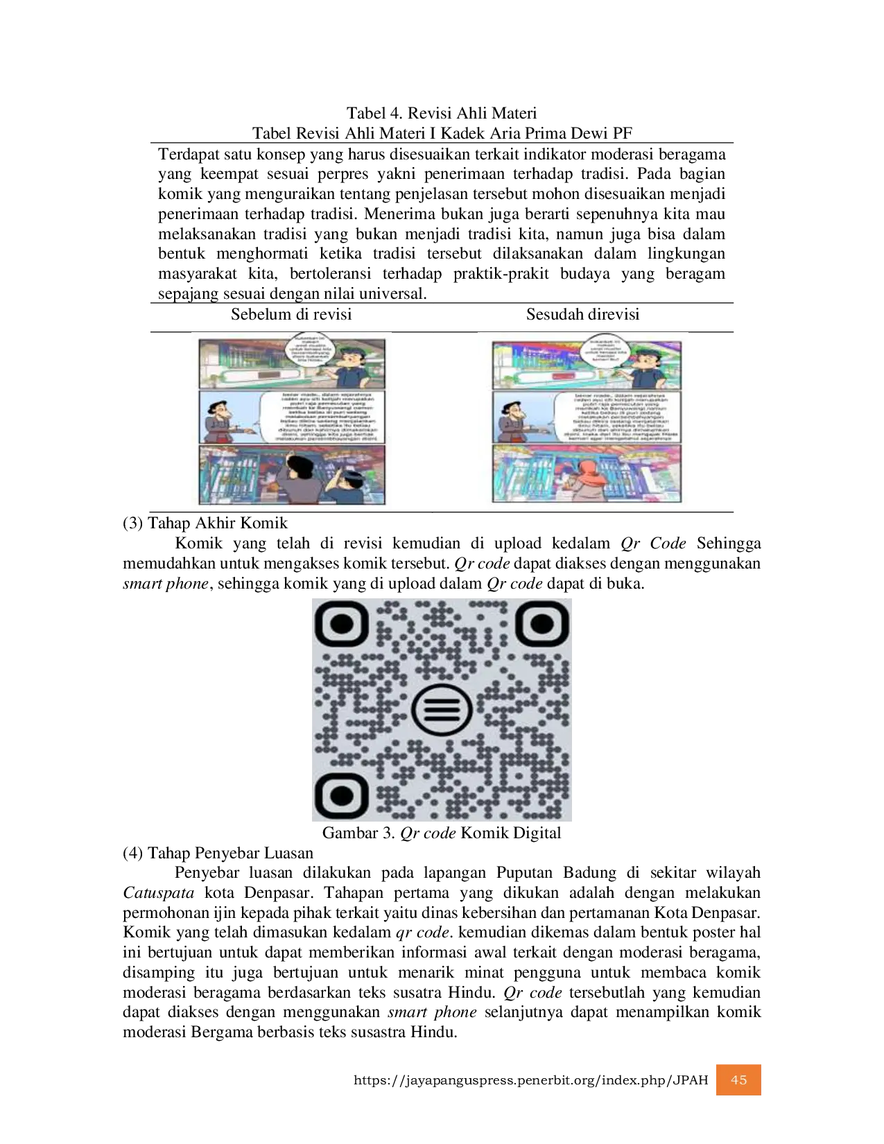 JURIS Pengembangan Komik Digital Sebagai Media Pendidikan Moderasi Beragama Berbasis Teks Susastra Hindu di Kota Denpasar