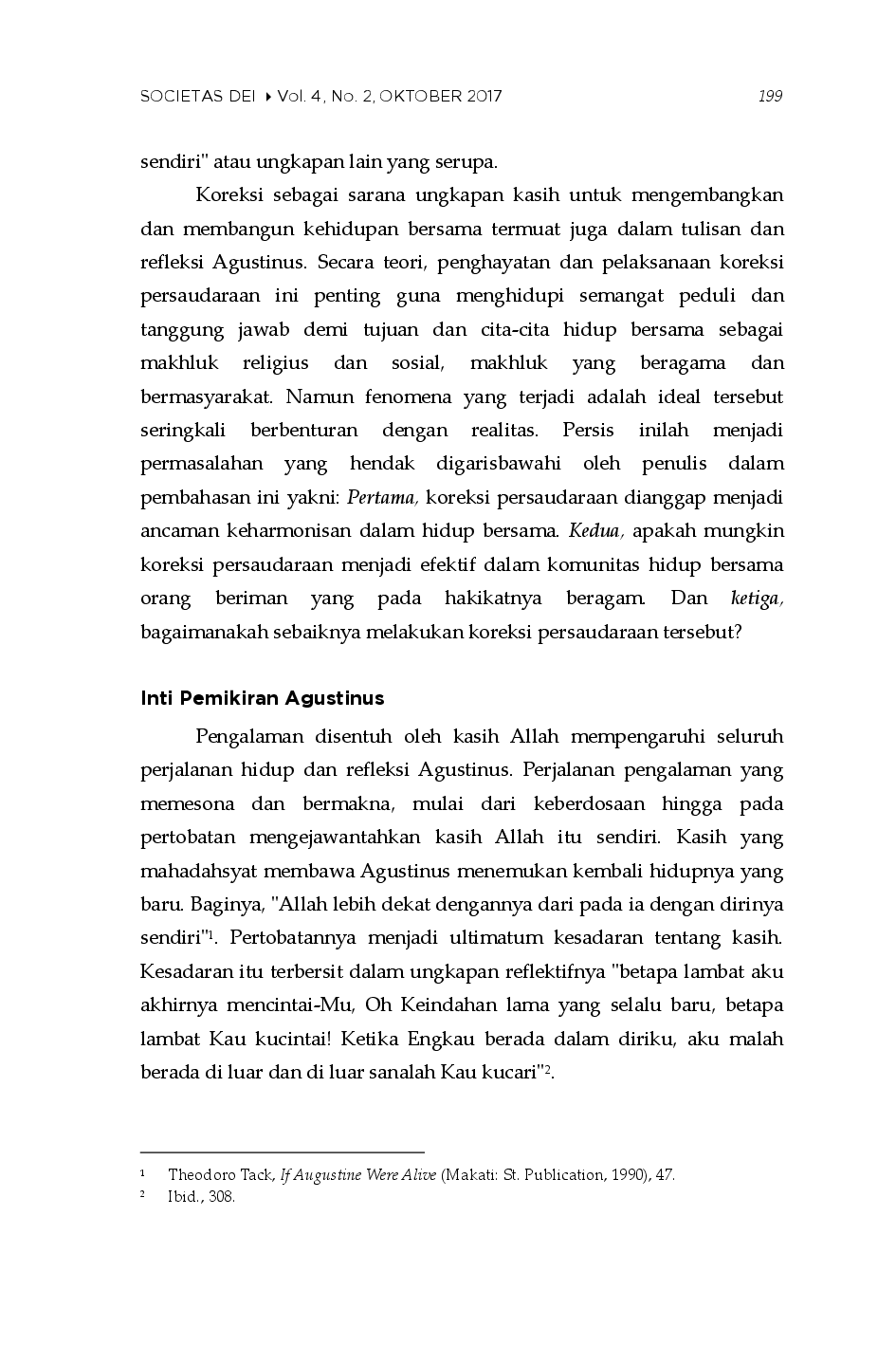 juris Koreksi Persaudaraan Tantangan dalam Mengembangkan Hidup Bersama