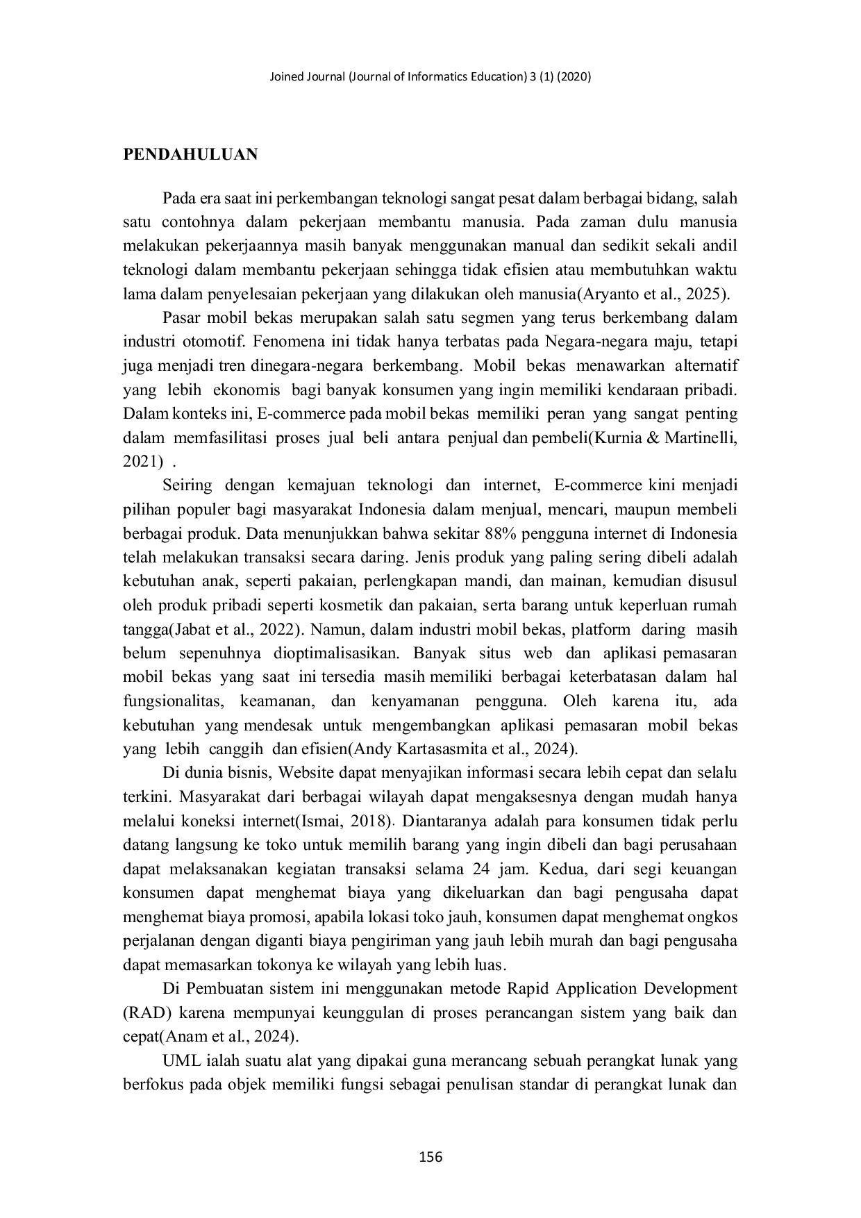 JURIS Rancang Bangun Sistem Informasi E Commerce Jual Beli Mobil Bekas Berbasis Website