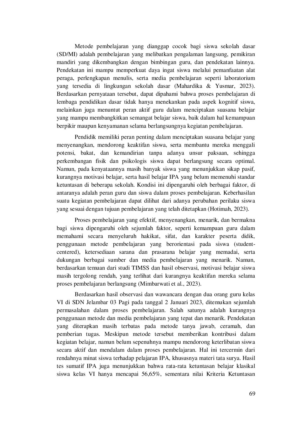 JURIS Media Pembelajaran Bintarya Bingo Tata Surya Untuk Meningkatkan Motivasi Belajar Siswa Mata Pelajaran IPA