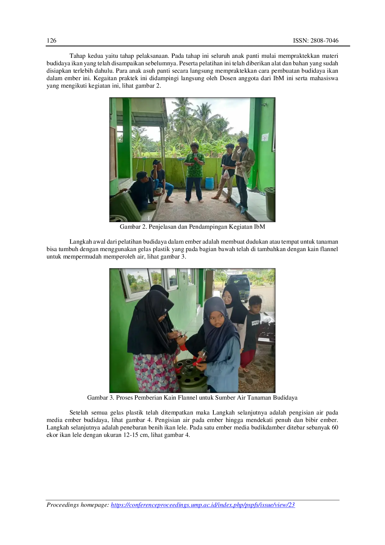 JURIS Pelatihan Budidaya Ikan Tepat Guna Bagi Anak Panti Asuhan Al Maaun PCM Wangon Banyumas