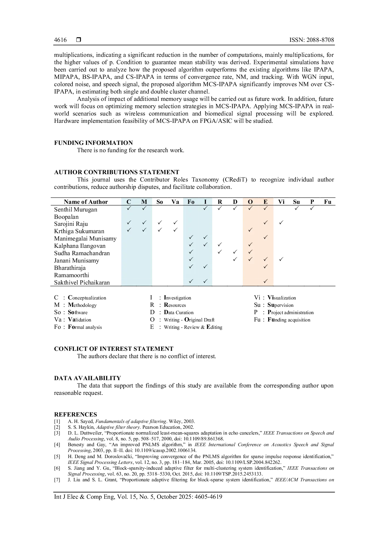 JURIS A memory improved proportionate affine projection algorithm for sparse system identification