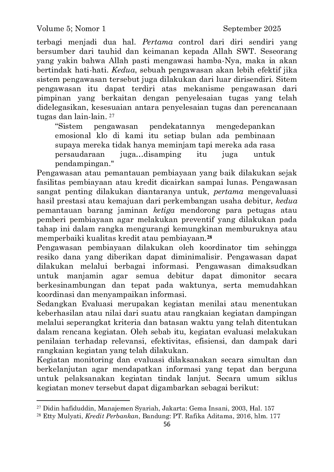 JURIS Sistem Permodalan dan Pengawasan terhadap Perkembangan Usaha Mikro Mustahiq