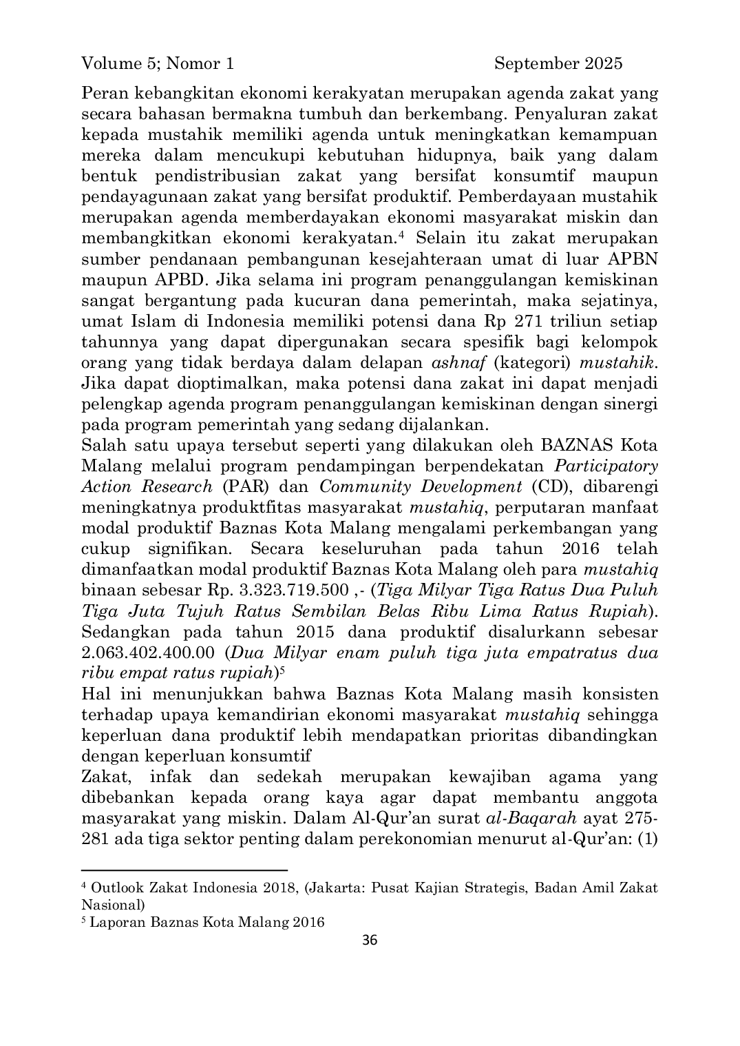 JURIS Sistem Permodalan dan Pengawasan terhadap Perkembangan Usaha Mikro Mustahiq