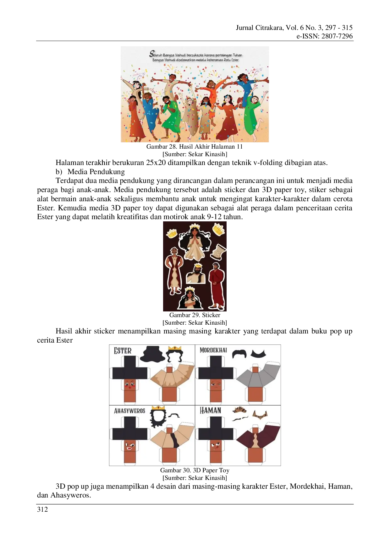 JURIS Perancangan Buku Pop Up Cerita Ester Dari Alkitab Untuk Anak Usia 9 12 Tahun