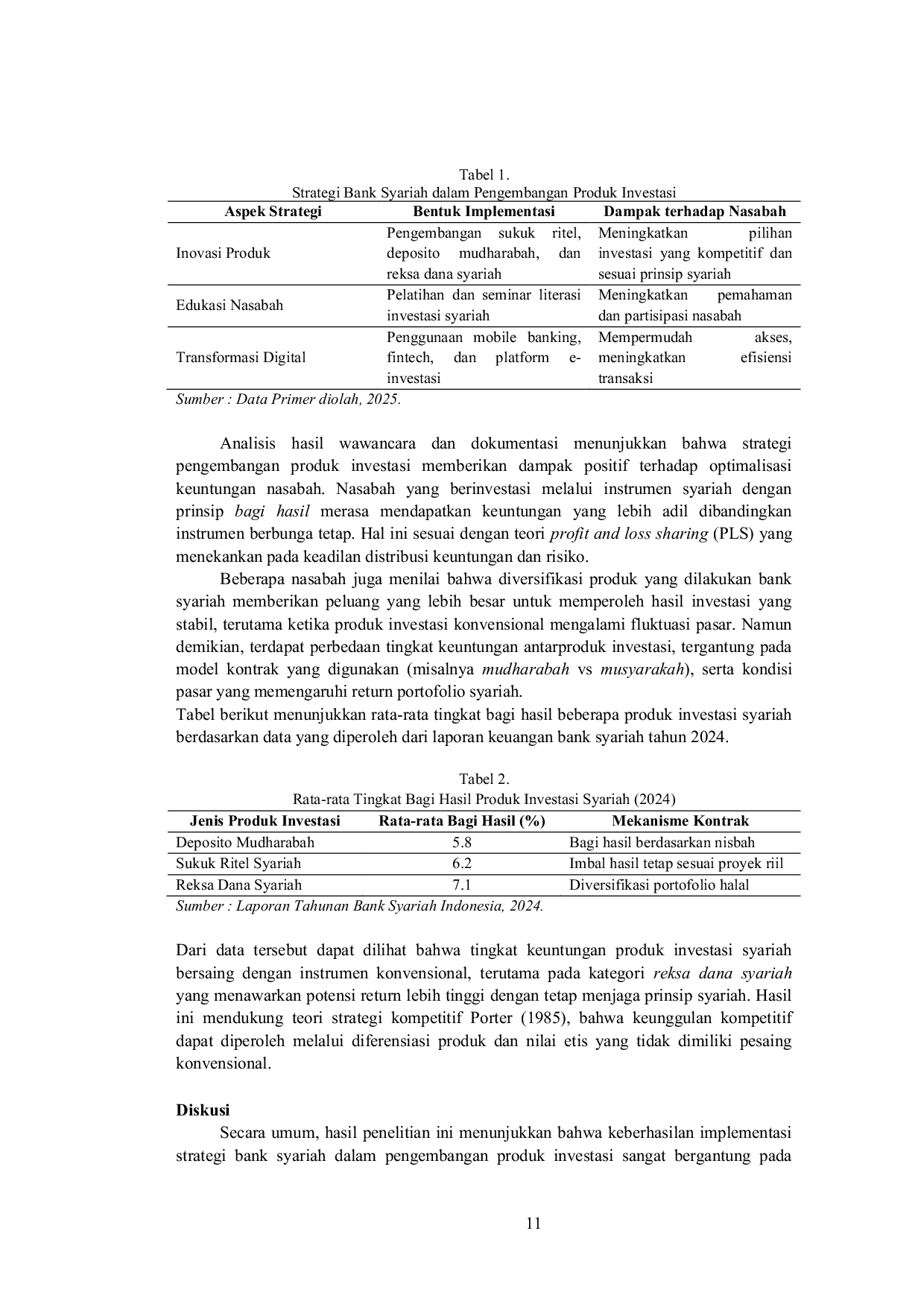JURIS Implementasi Strategi Bank Syariah dalam Pengembangan Produk Investasi untuk Keuntungan Optimal Nasabah