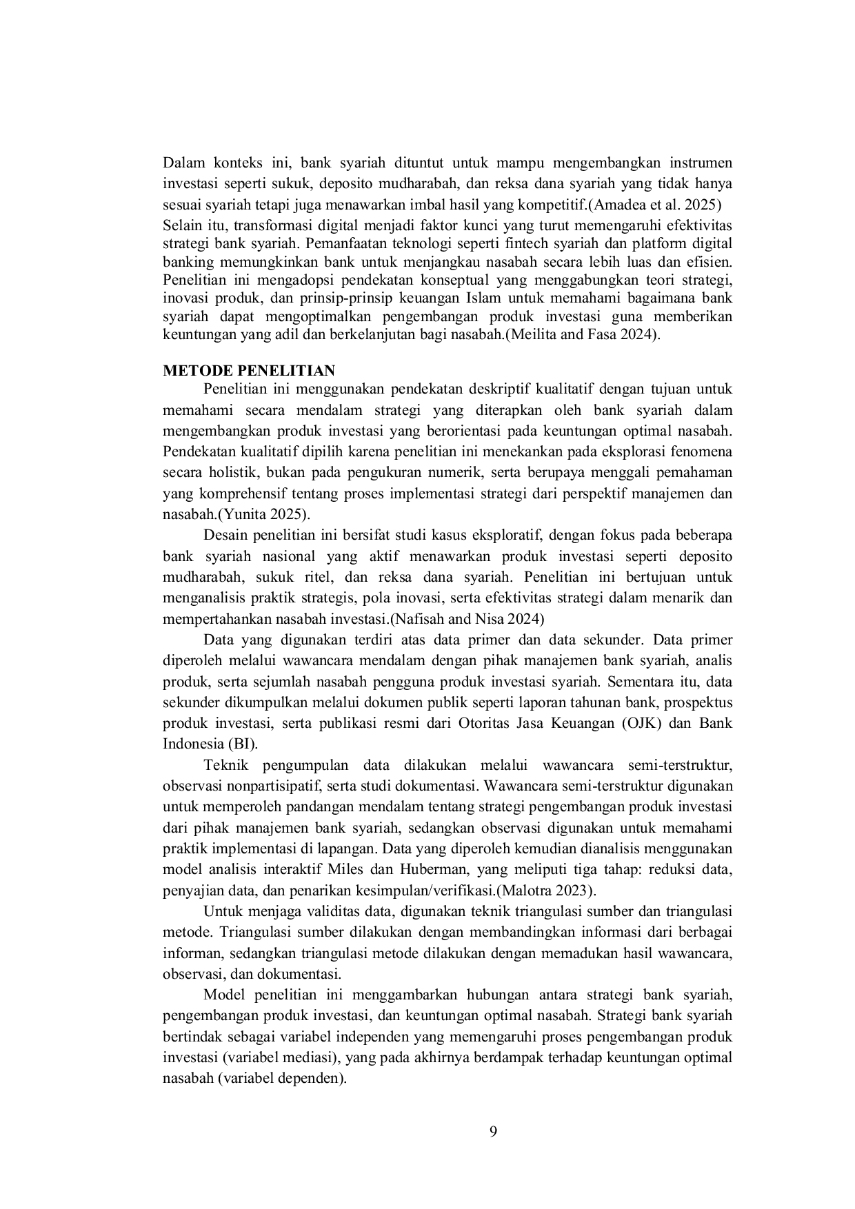 JURIS Implementasi Strategi Bank Syariah dalam Pengembangan Produk Investasi untuk Keuntungan Optimal Nasabah