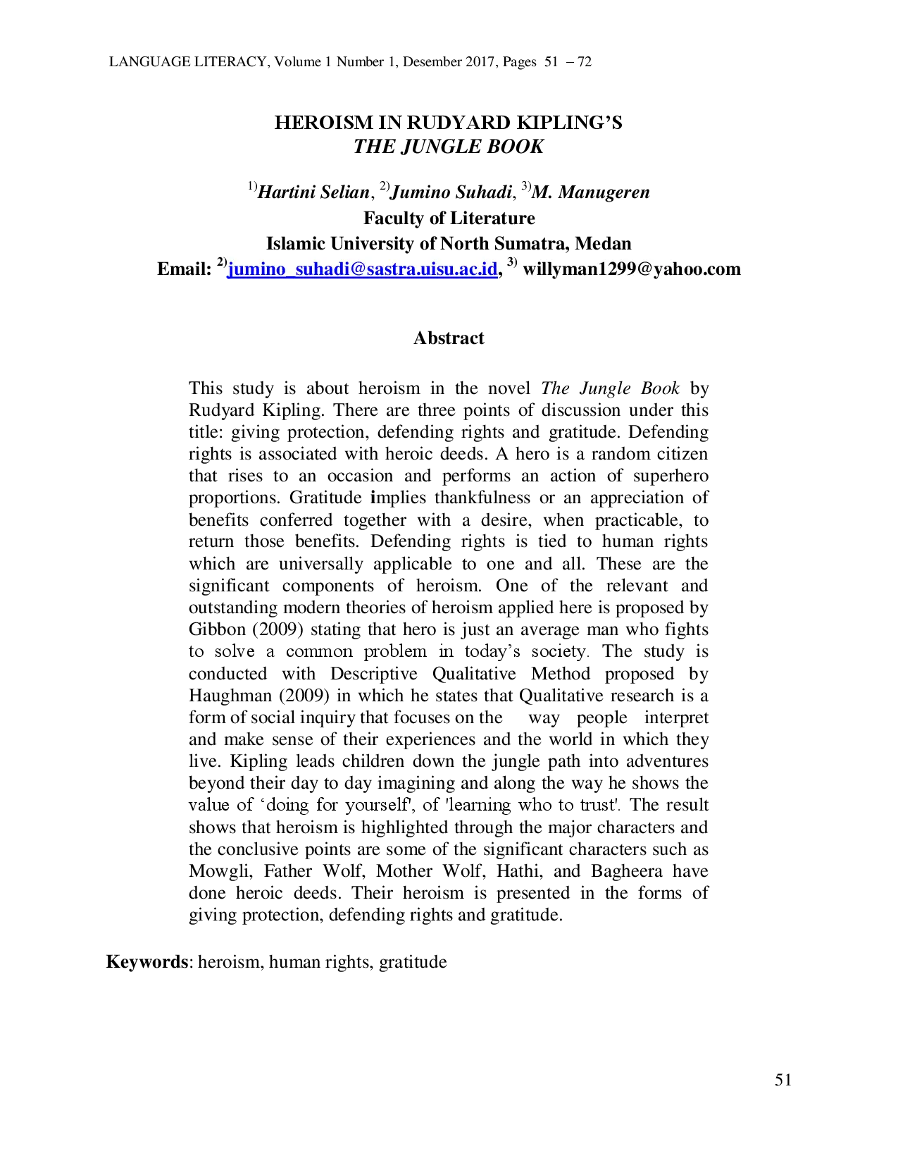 juris Heroism In Rudyard Kipling s The Jungle Book