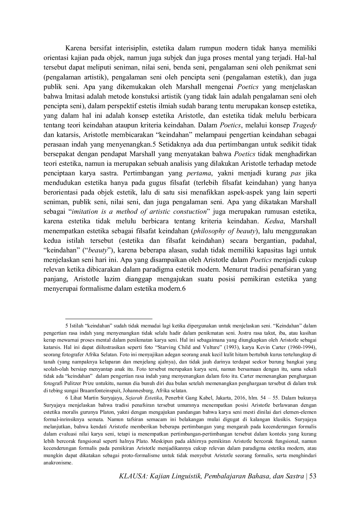 JURIS Sekelumit tentang Risalah Poetics karya Aristotle 384 322 SM