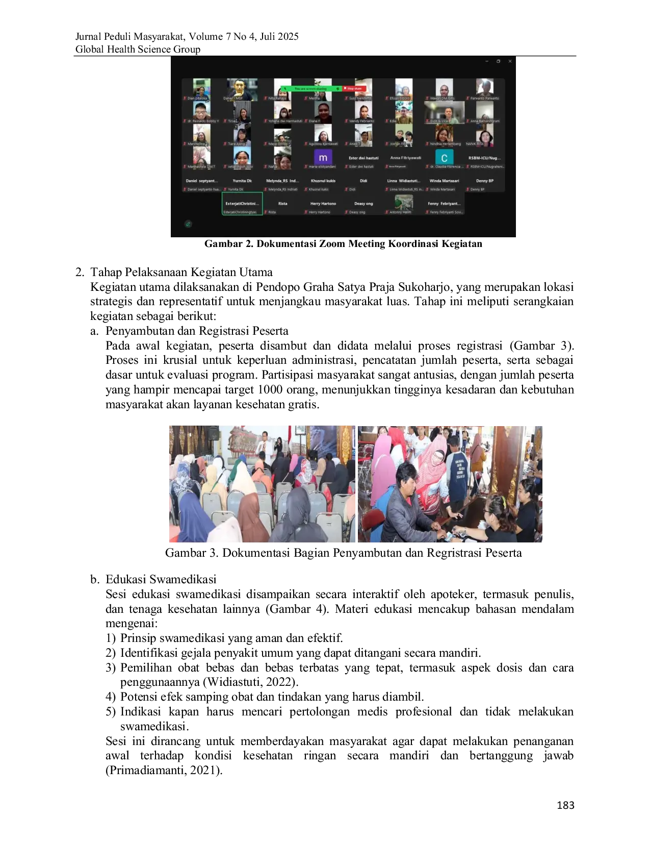 JURIS Swamedikasi dan Pengobatan Gratis oleh Mawar Sharon Peduli dengan Target 1000 Peserta