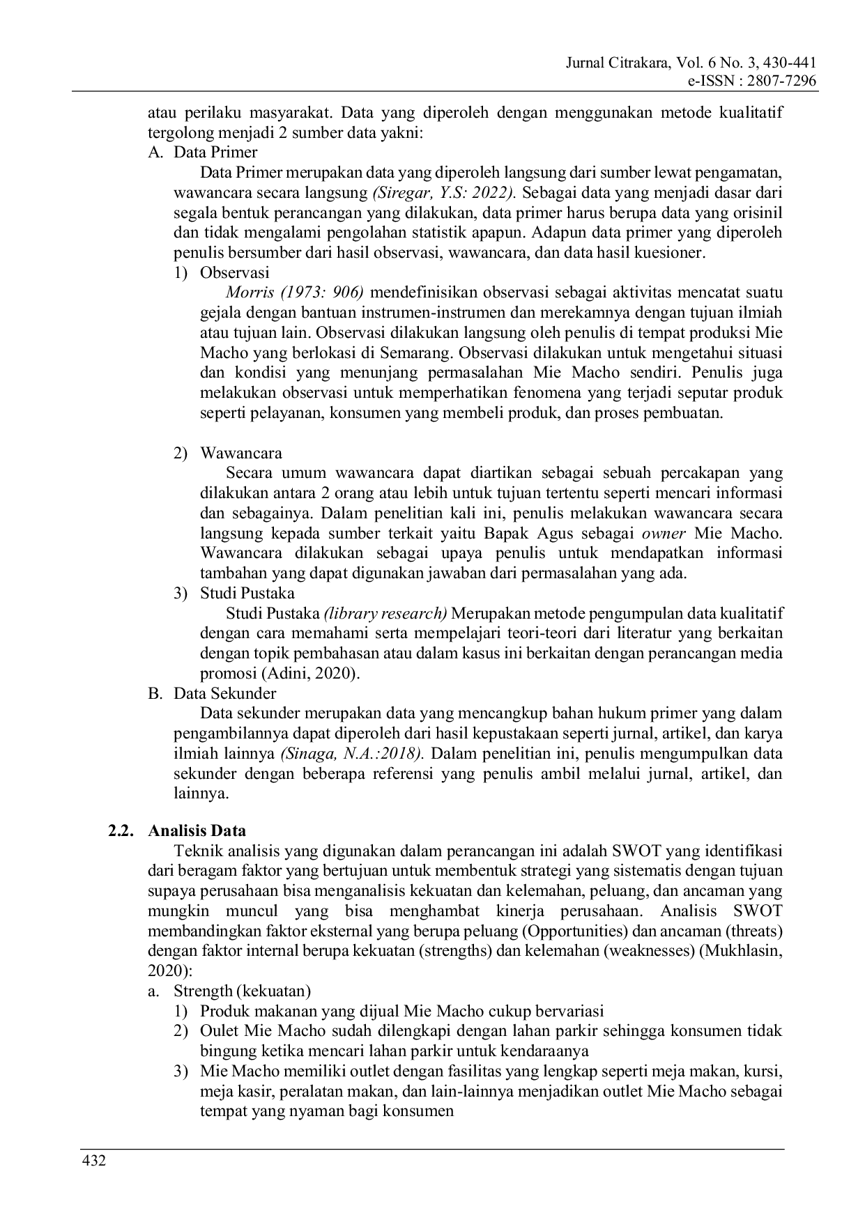 JURIS Perancangan Media Promosi Sebagai Upaya Memperkenalkan Mie Macho Kepada Masyarakat