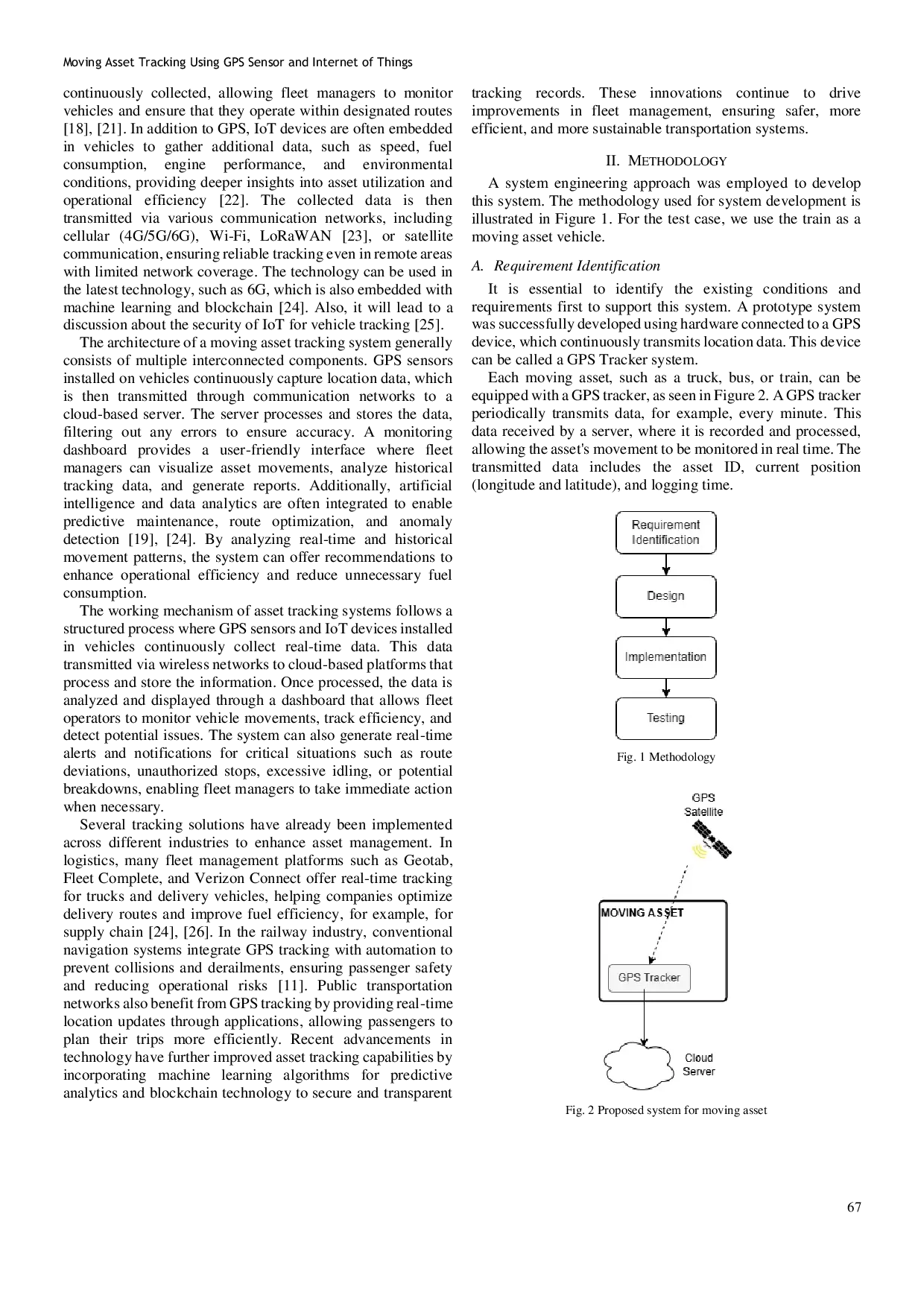 JURIS Moving Asset Tracking Using GPS Sensor and Internet of Things
