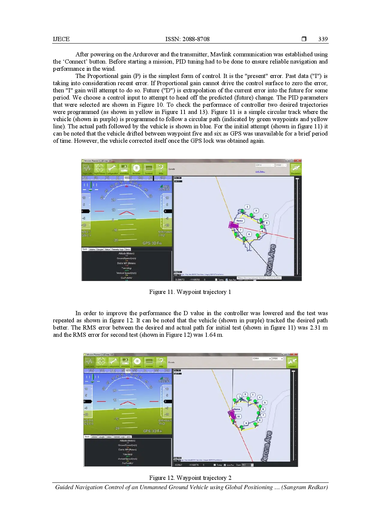 juris Guided Navigation Control of an Unmanned Ground Vehicle using Global Positioning Systems and Inertial Navigation Systems
