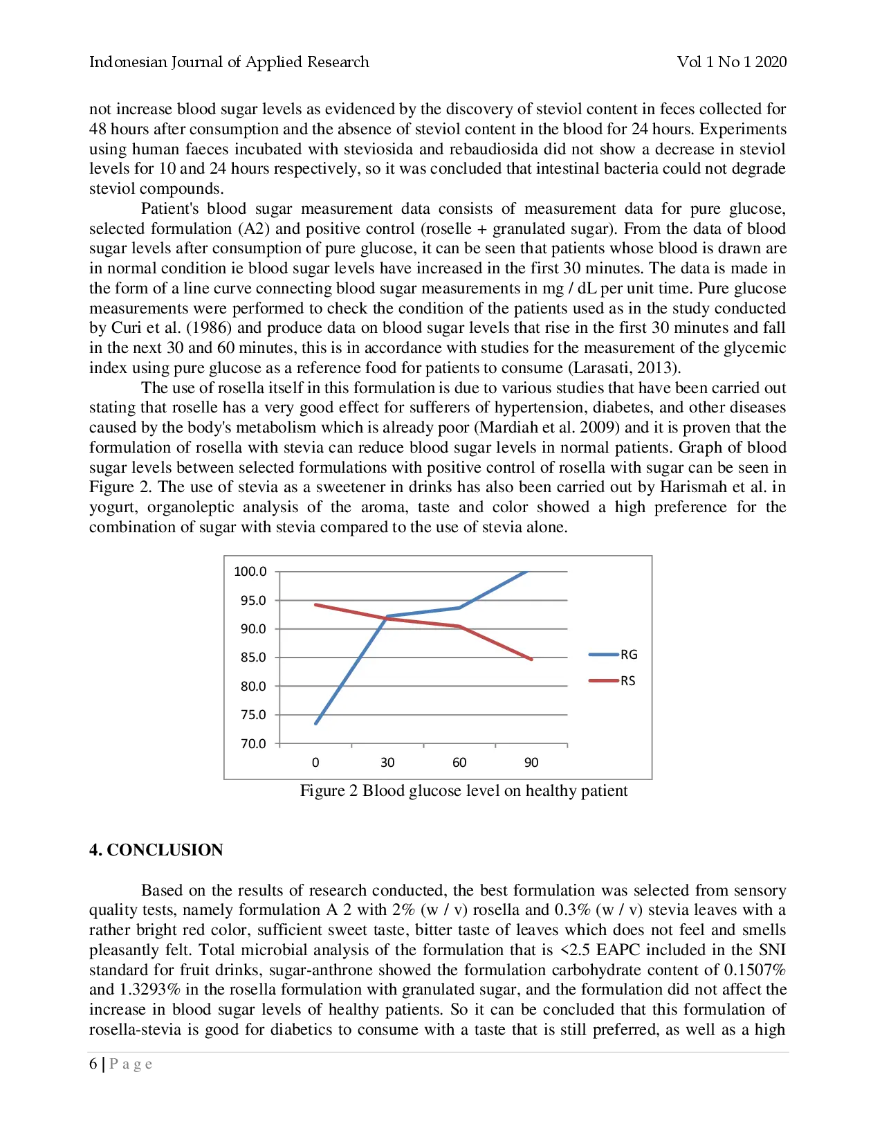 juris Formulation of Ready to Drink RTD Made from Roselle Hibiscus Sabdariffa L Tea and Stevia Stevia Rebaudiana Leaf Safe for Diabetics