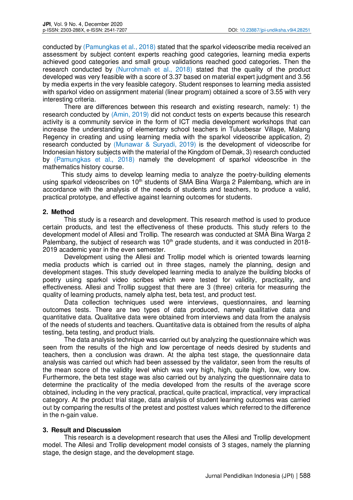 juris Learning Media Development of Analyzing Poetry Building Element Using Sparkol Videoscribe