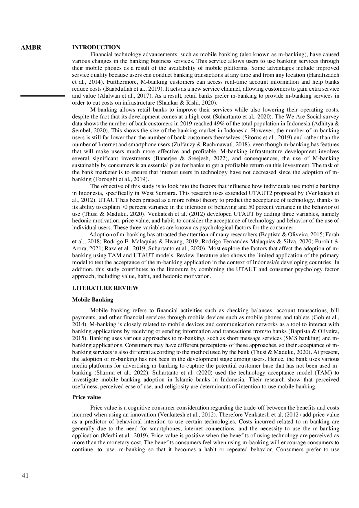 juris Understanding Use Behavior in Mobile Banking An Extended of UTAUT Perspective