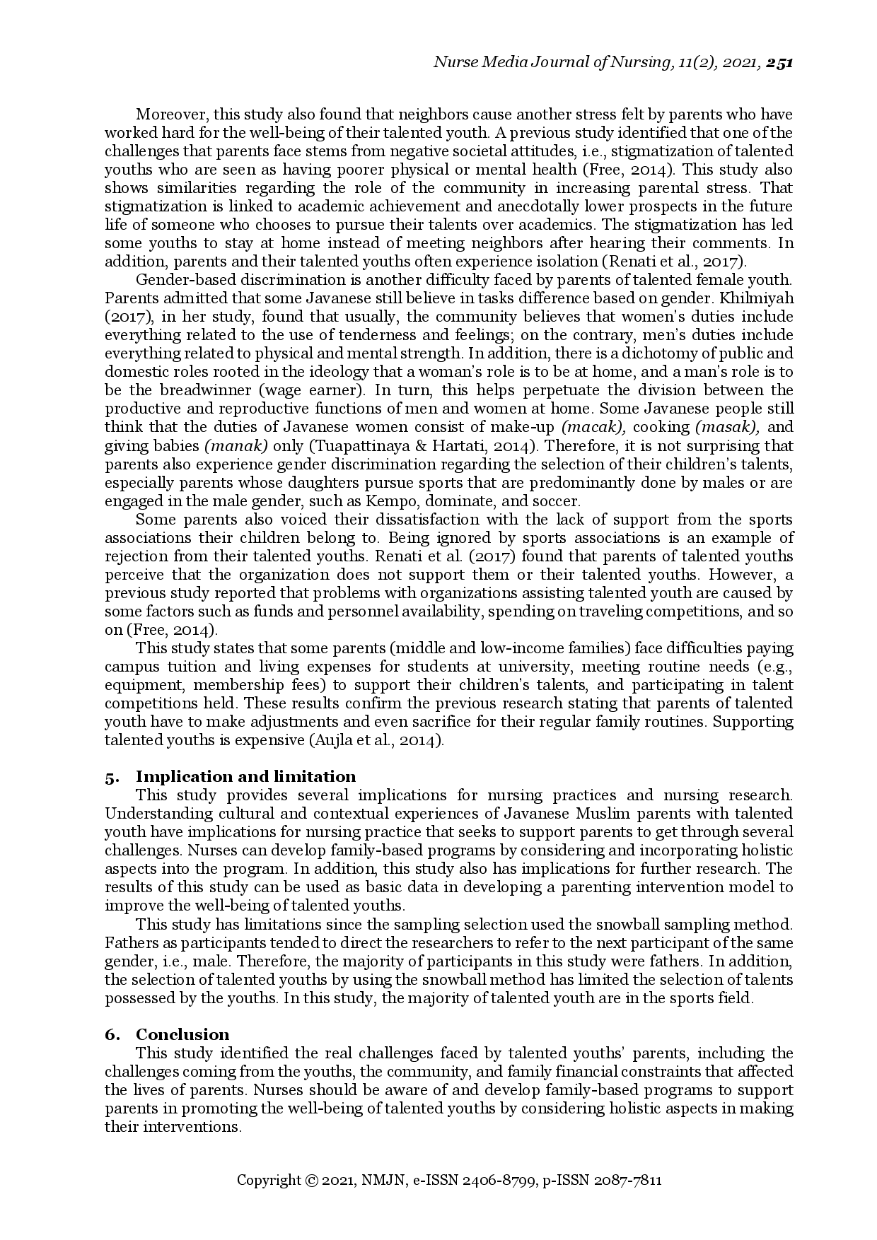 juris Parental Challenges in Promoting the Well being of Talented Youths in Indonesia A Phenomenological Study