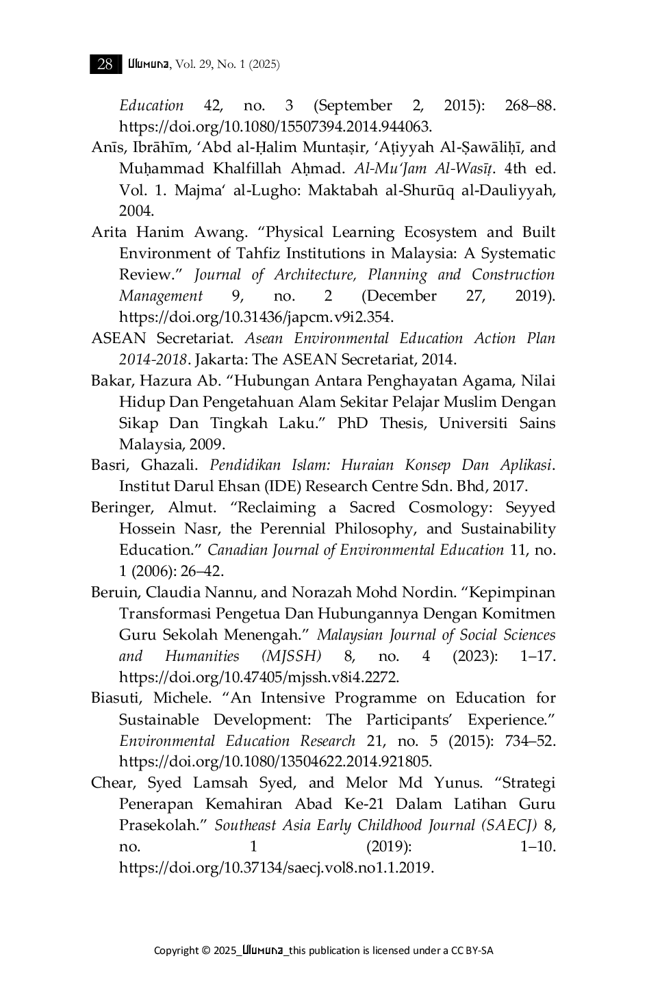 JURIS The Development of Eco Tahfiz In Malaysia Bridging Islamic Education and Environmental Sustainability