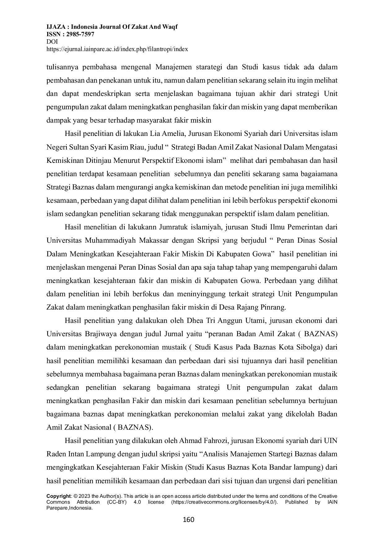 JURIS Strategi Unit Pengumpulan Zakat UPZ dalam Meningkatkan Penghasilan Fakir dan Miskin