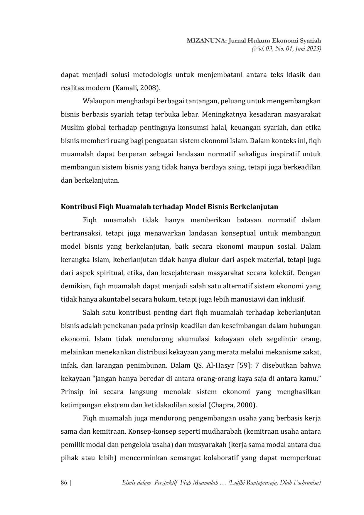 JURIS BISNIS DALAM PERSPEKTIF FIQH MUAMALAH Analisis Teoritis Terhadap Prinsip Syariah Dalam Praktik Ekonomi Kontemporer