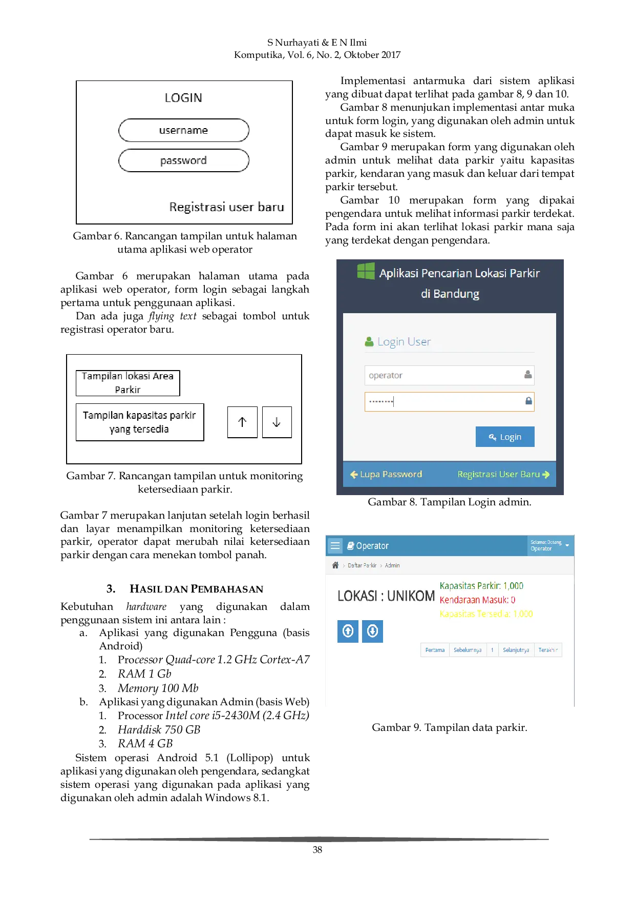 JURIS Sistem Aplikasi Pencarian Lokasi Parkir Terdekat Menggunakan Location Based Service Berbasis Android