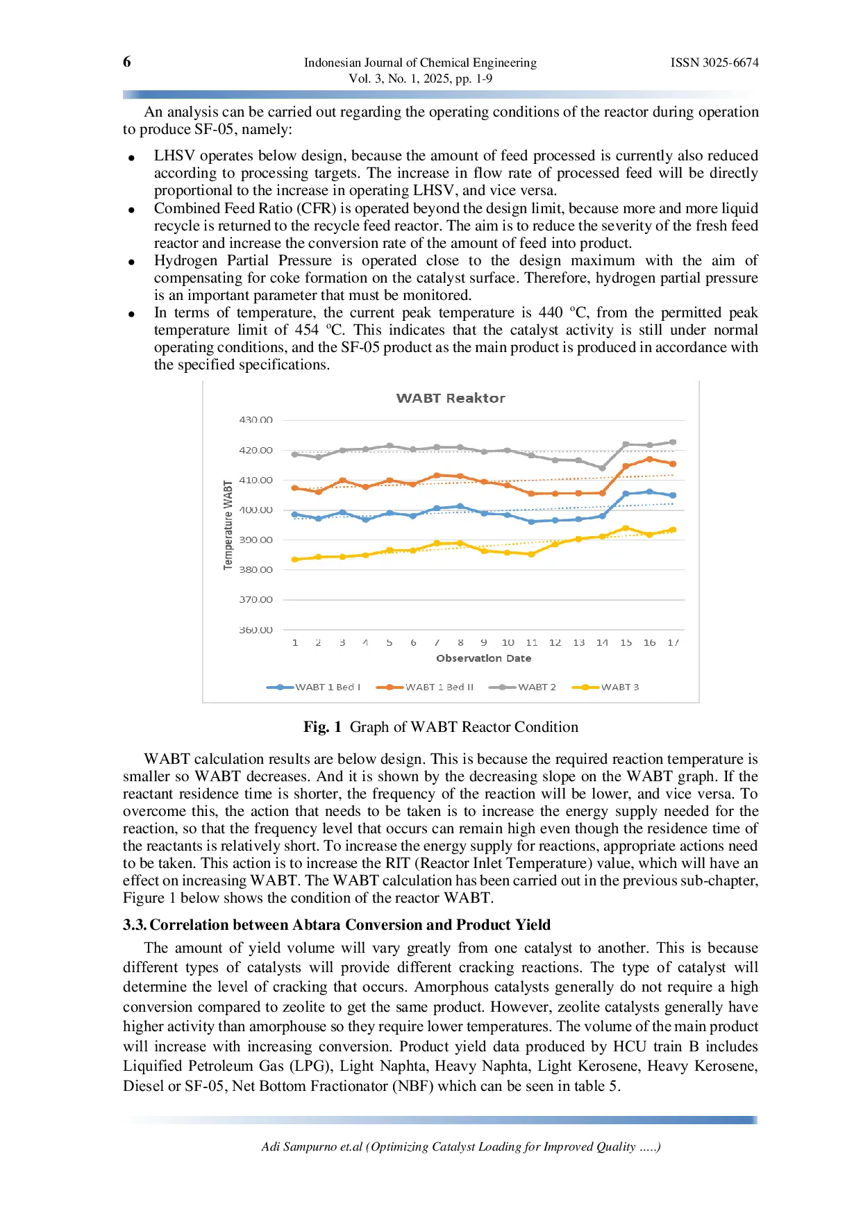 JURIS Optimizing Catalyst Loading for Improved Quality of SF 05 in Hydrocracker Reactor C 3 03B at HCU RU V Balikpapan
