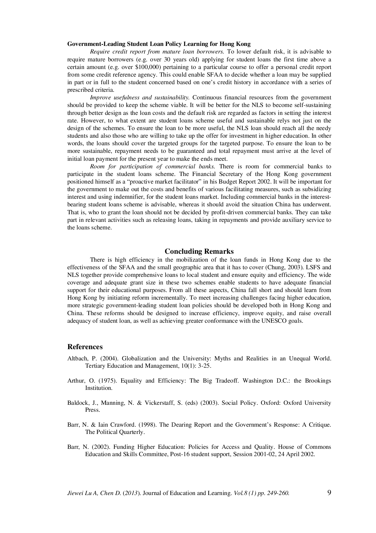 juris Government Leading Student Loan Schemes A Comparative Study of Hong Kong and Mainland China