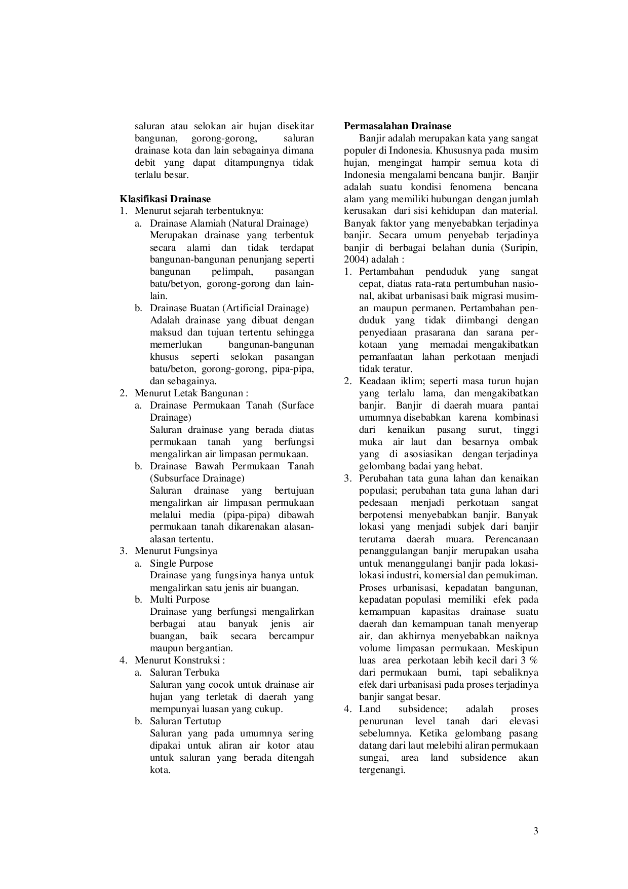 JURIS Kajian Sistem Drainase Di Wilayah Jalan Reel Sungai Keledang Menuju Jalan Hasan Basri Kota Samarinda