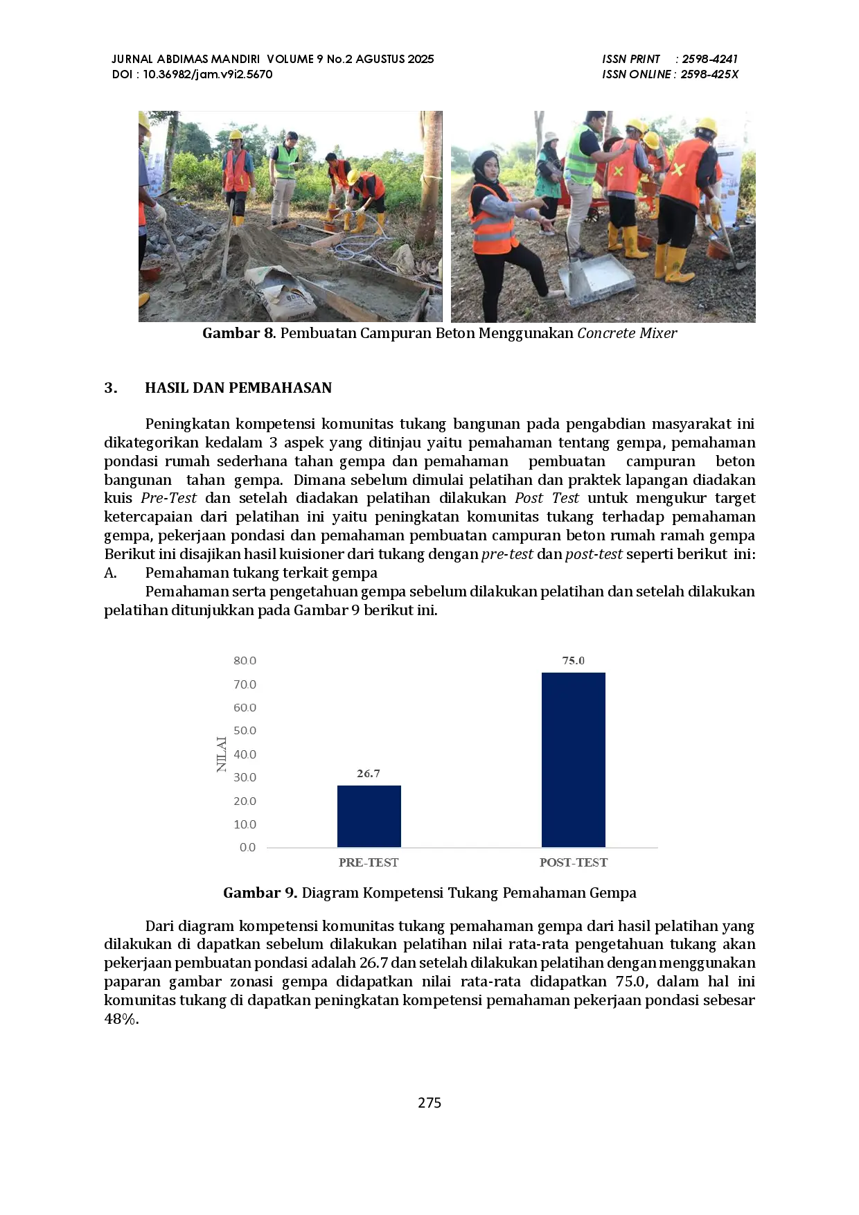 juris Pelatihan Tukang Metode Pelaksanaan Konstruksi Struktur Pondasi Bangunan Ramah Gempa