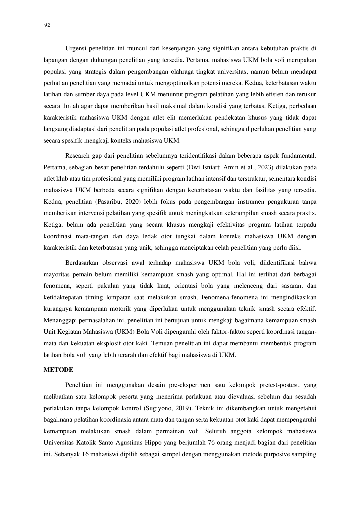 JURIS Pengaruh Koordinasi Mata Tangan Dan Daya Ledak Otot Tungkai Terhadap Keterampilan Smash Bola Voli