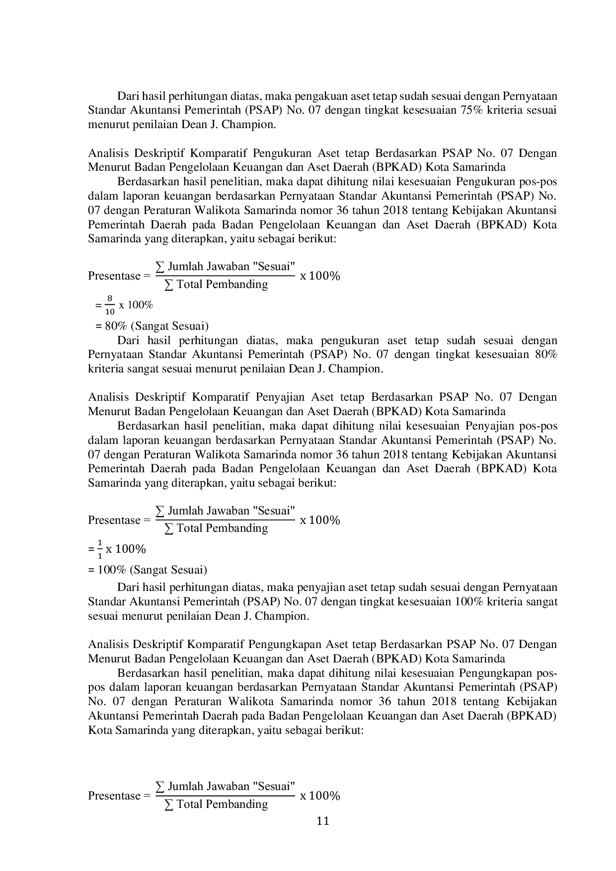 JURIS Perlakuan Akuntansi Aset Tetap Dalam Laporan Keuangan Badan Pengelolaan Keuangan dan Aset Daerah BPKAD Kota Samarinda