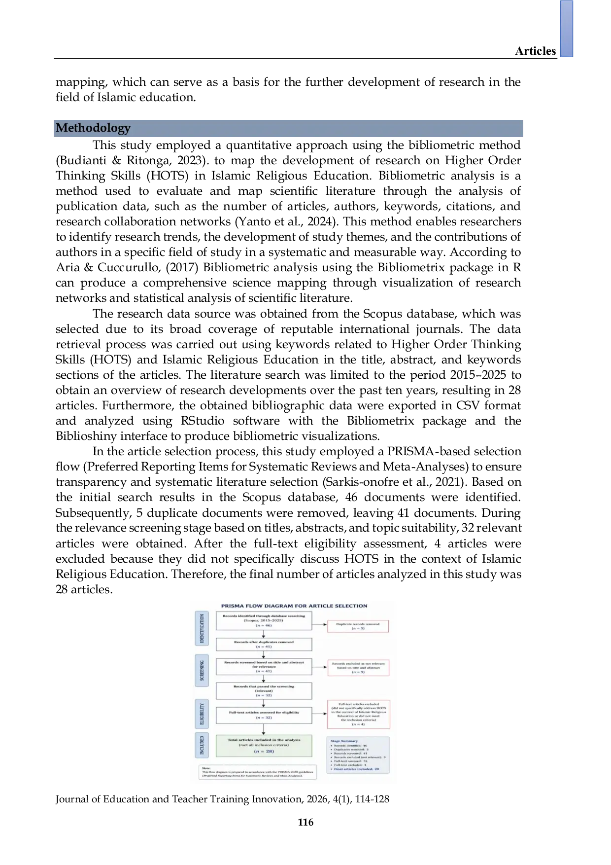 JURIS Mapping Research on Higher Order Thinking Skills HOTS in Islamic Religious Education An R Biblioshiny Analysis