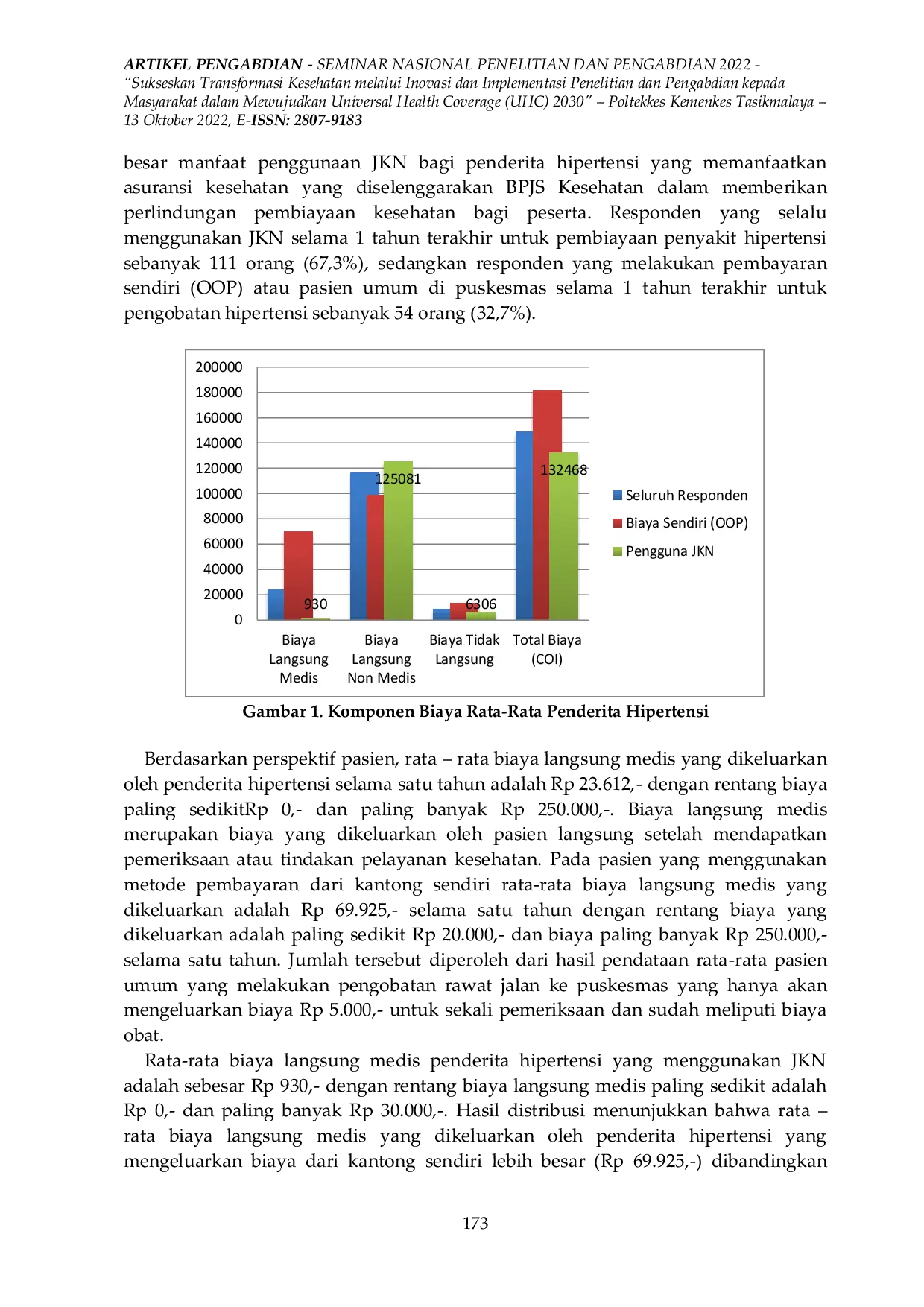 JURIS Analisis Cost Of Illnes dan Dampak Pemanfaatan Jaminan Kesehatan Nasional dalam Mengurangi Beban Ekonomi Penderita Hipertensi