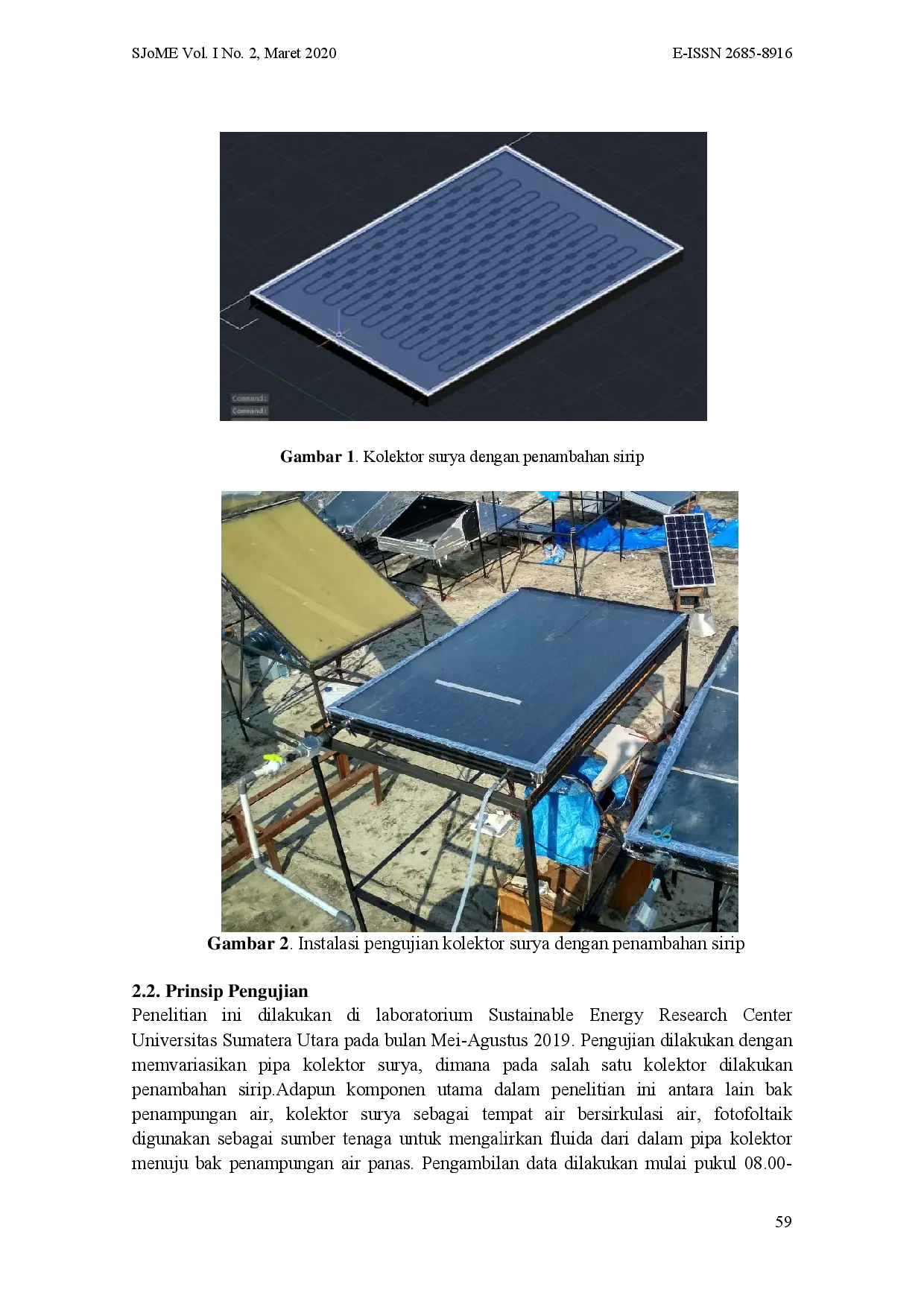 juris Performansi Pemanas Air Tenaga Surya Dengan Penambahan Sirip Pada Kolektor