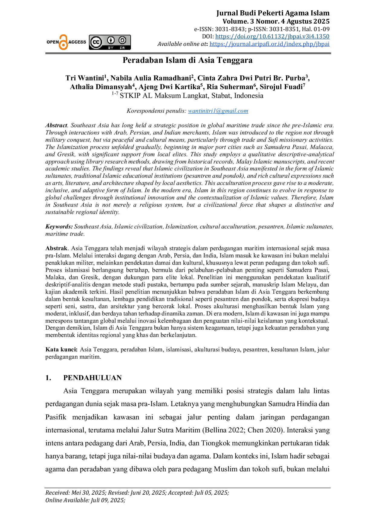 JURIS Peradaban Islam di Asia Tenggara